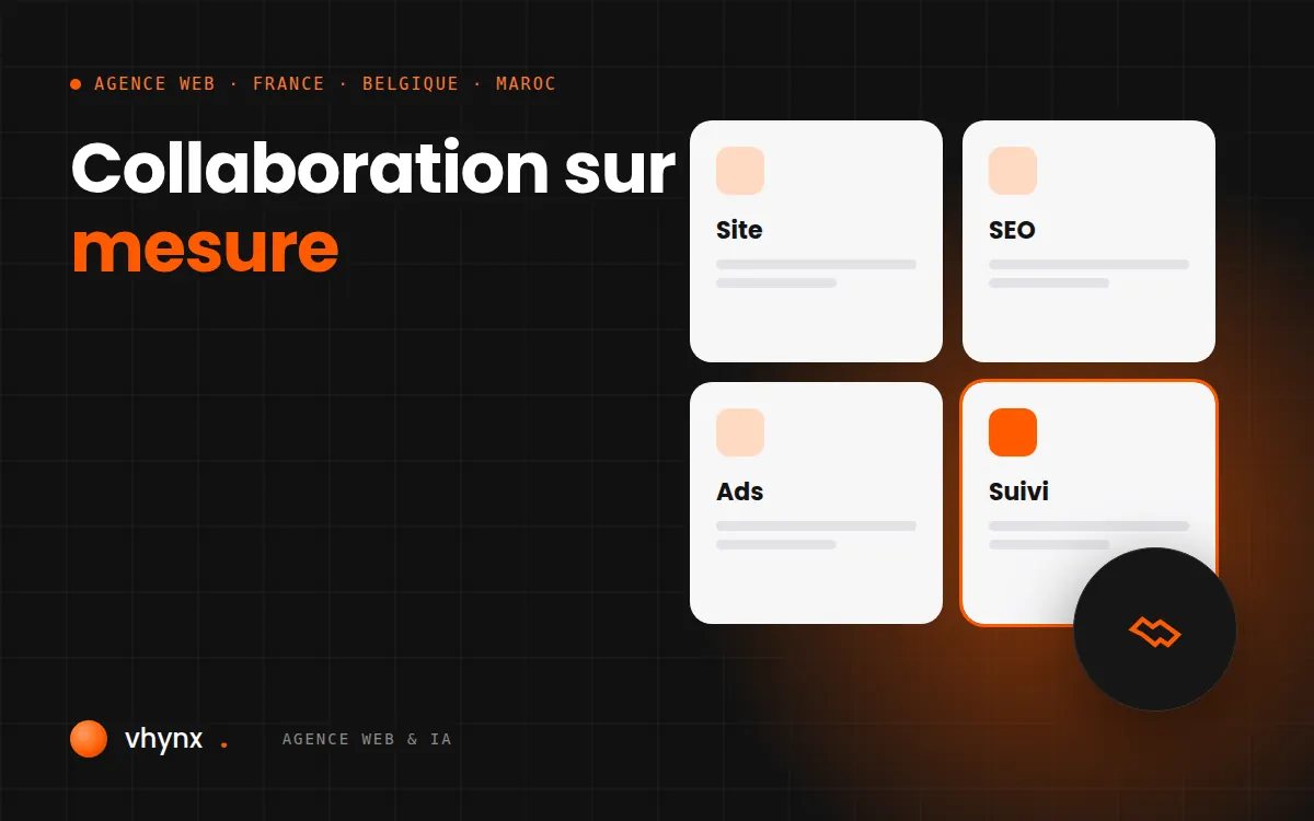 Réunion en visio entre un client et l’équipe Vhynx autour d’un planning de projet partagé
