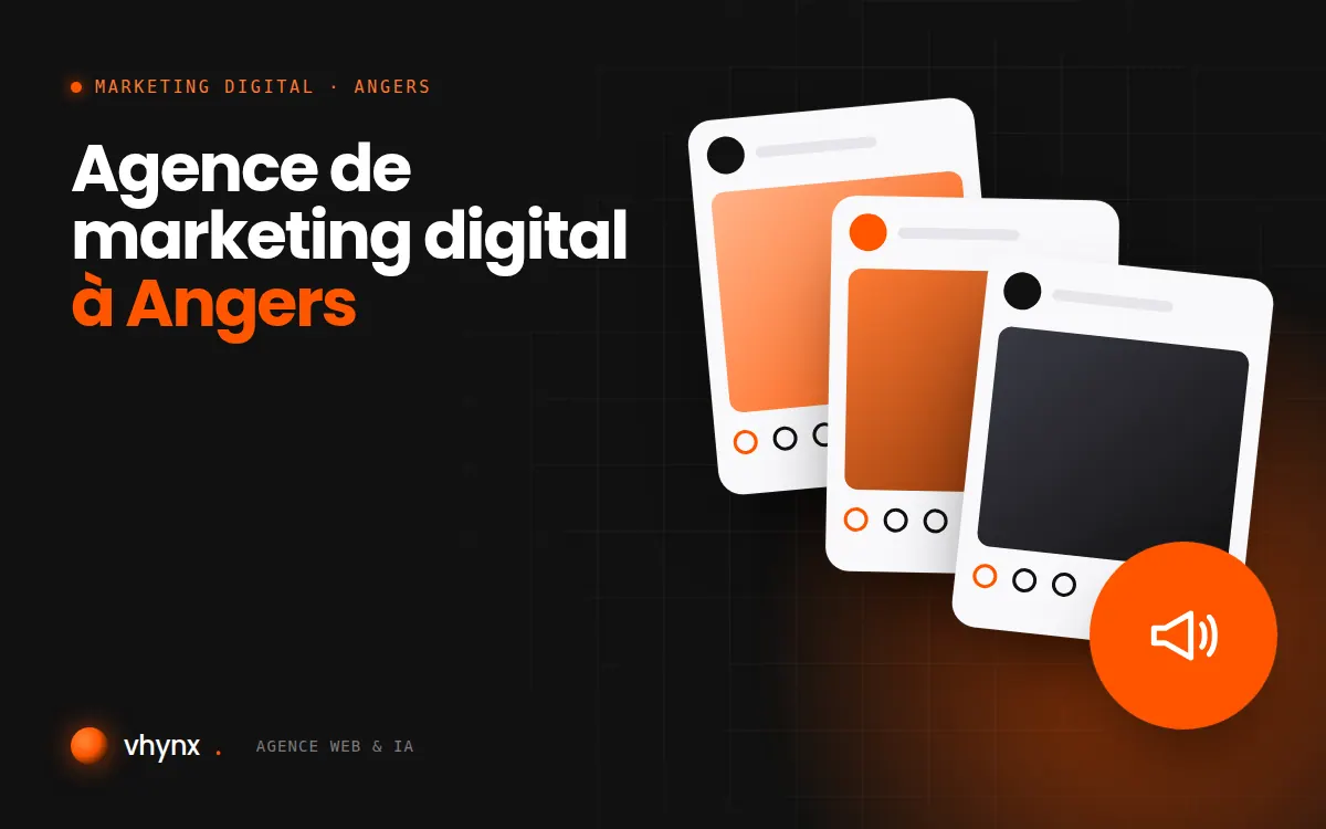 Agence de marketing digital à Angers : illustration Vhynx d'une stratégie de marketing digital et de contenus