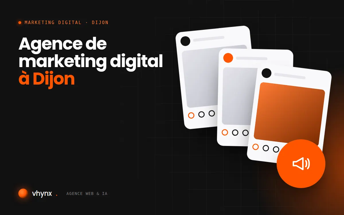 Agence de marketing digital à Dijon : illustration Vhynx d'une stratégie de marketing digital et de contenus