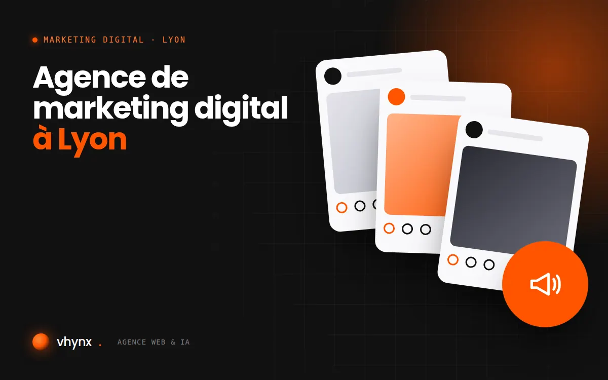 Agence de marketing digital à Lyon : illustration Vhynx d'une stratégie de marketing digital et de contenus