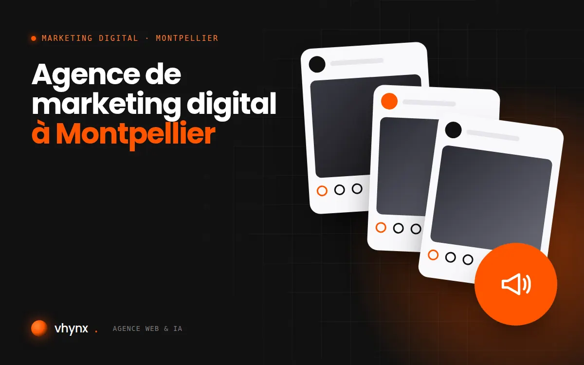 Agence de marketing digital à Montpellier : illustration Vhynx d'une stratégie de marketing digital et de contenus
