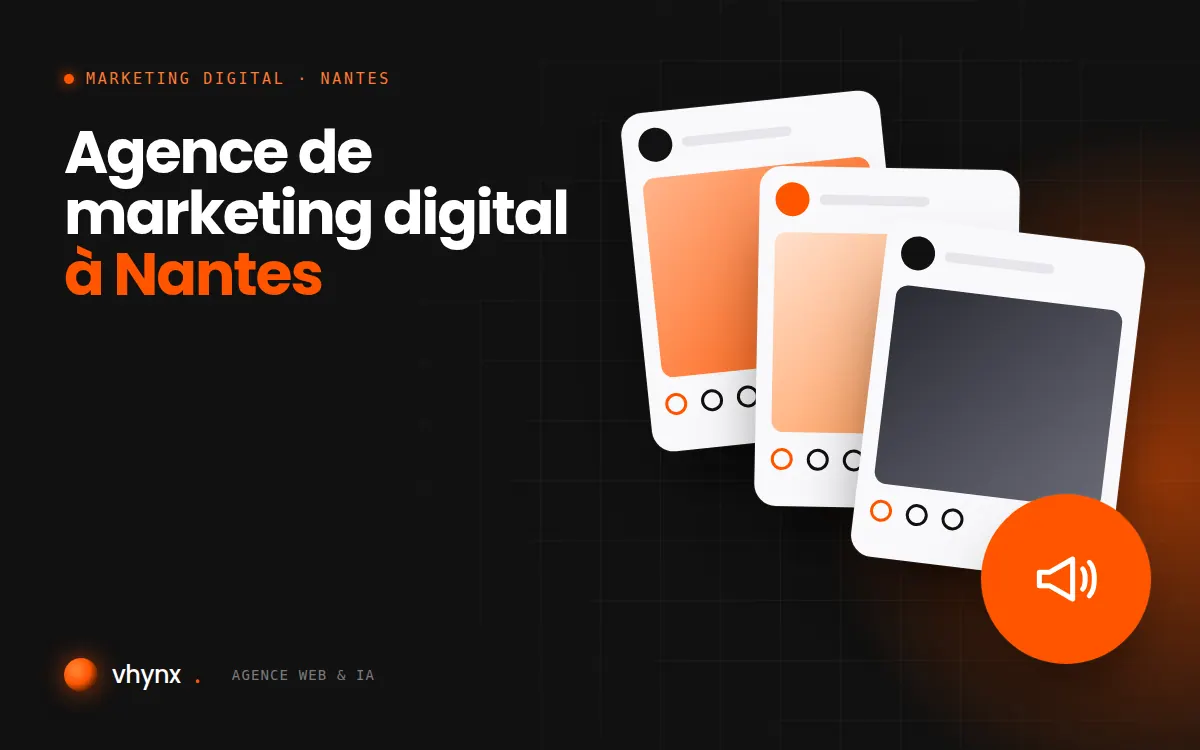 Agence de marketing digital à Nantes : illustration Vhynx d'une stratégie de marketing digital et de contenus