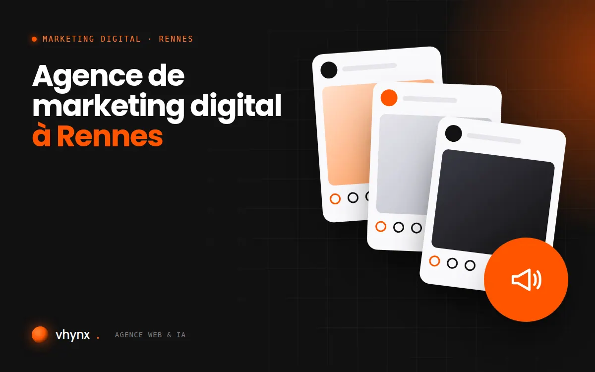 Agence de marketing digital à Rennes : illustration Vhynx d'une stratégie de marketing digital et de contenus