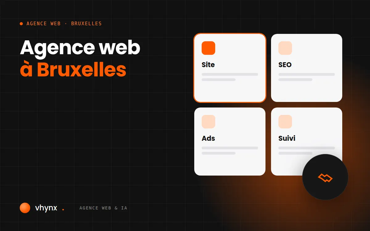 Agence web à Bruxelles : interlocuteur Vhynx en visio avec une entreprise pour coordonner son site bilingue