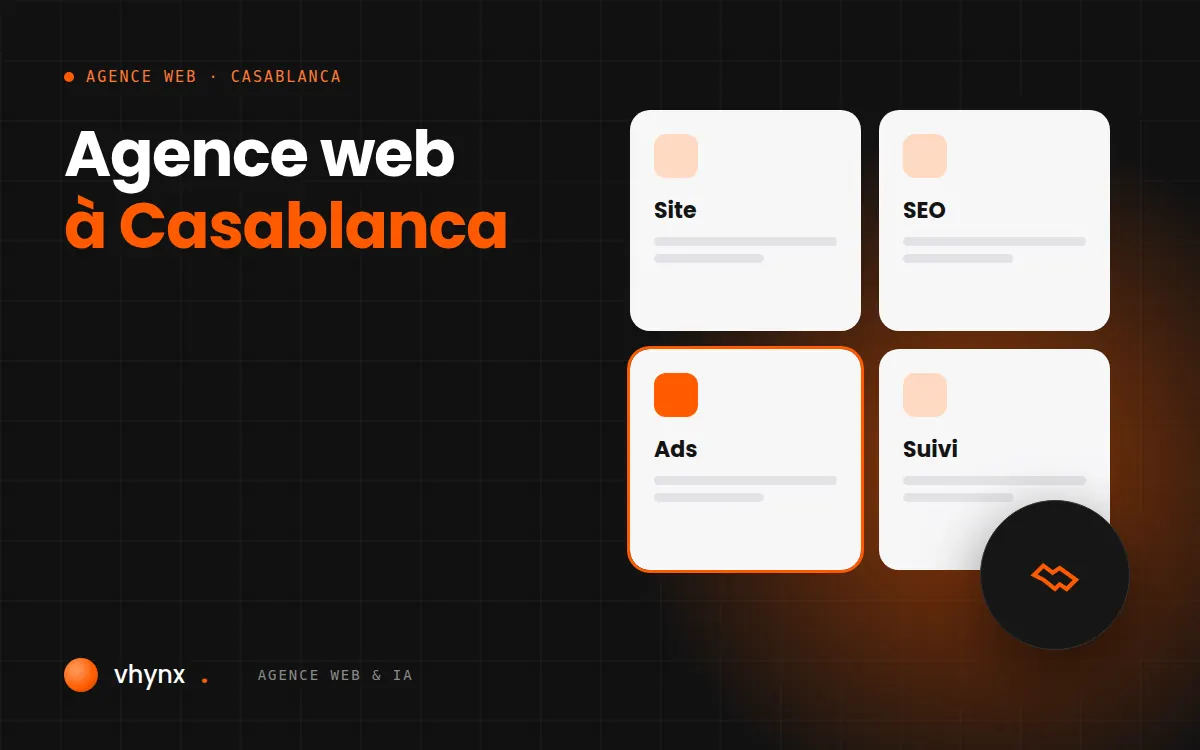 Agence web Casablanca : réunion en visio sur le site, le référencement et les campagnes d’une PME