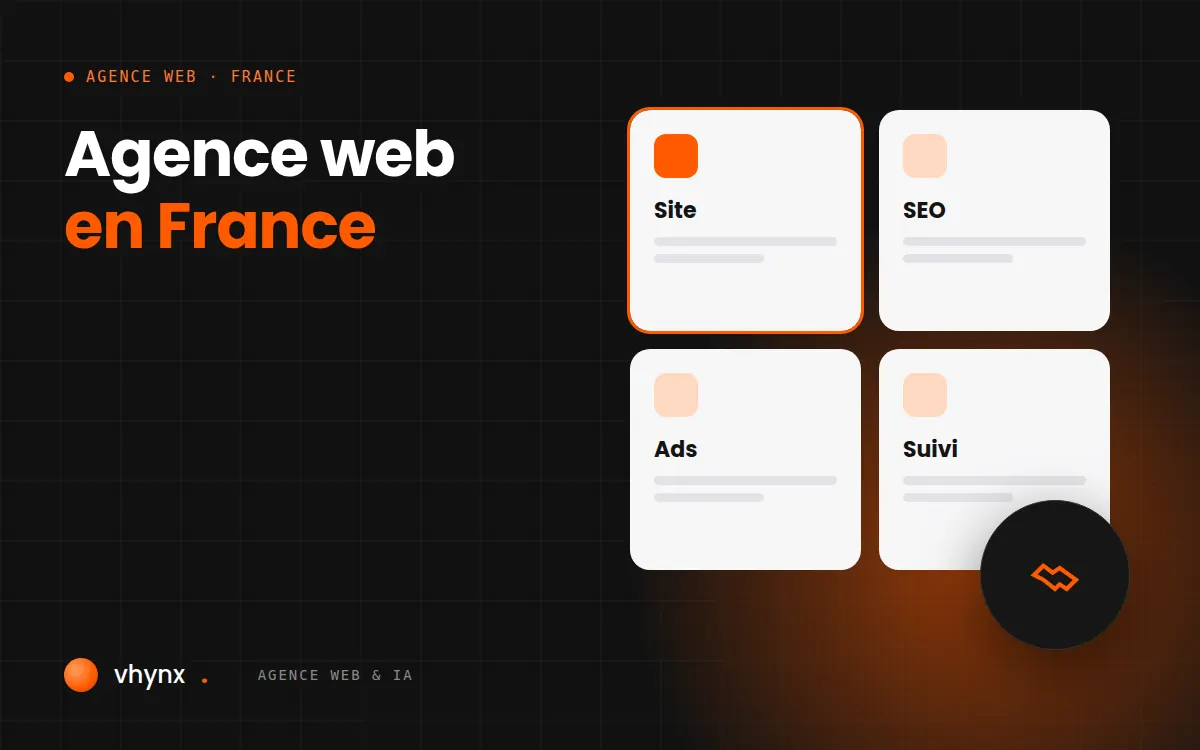 Agence web en France : équipe Vhynx en visio avec une PME pour planifier son site et sa visibilité