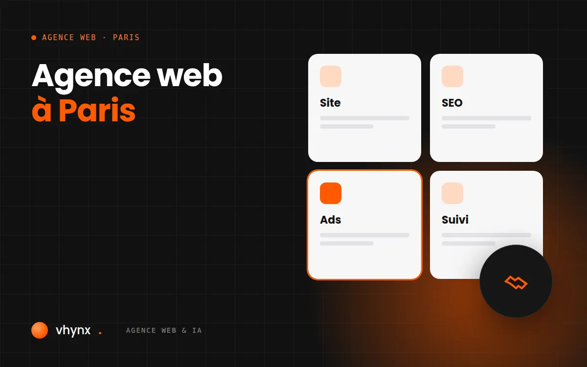 Réunion en visio entre une agence web et une entreprise de Paris autour du site et des campagnes