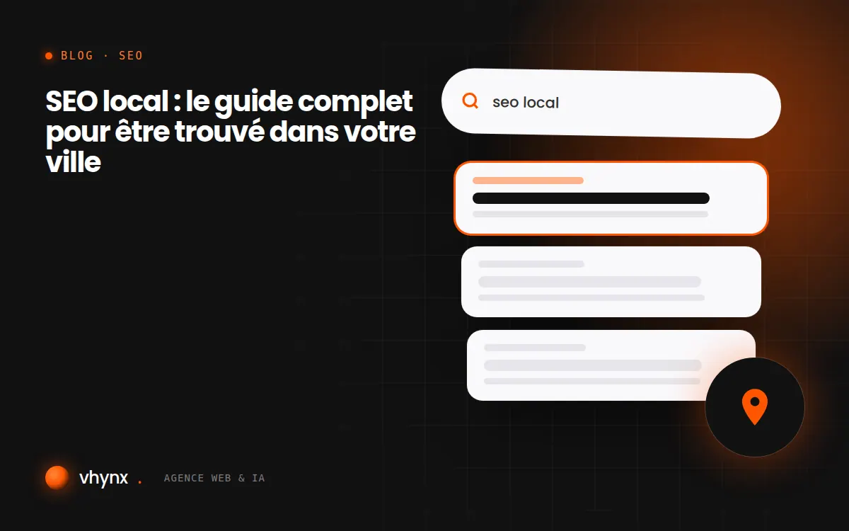 Carte de ville sur smartphone avec des repères d’entreprises locales et des avis clients