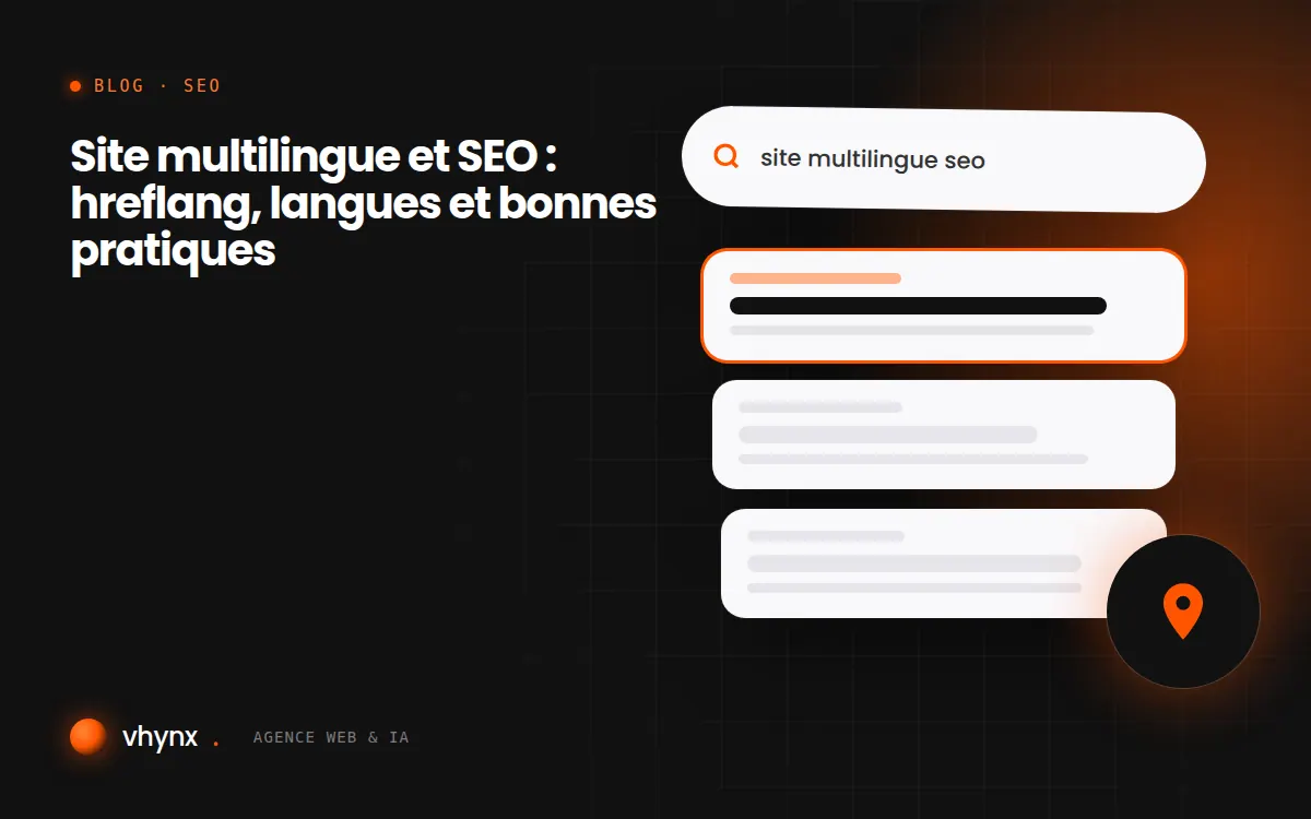 Site internet affiché en français, néerlandais, arabe et anglais avec un sélecteur de langue