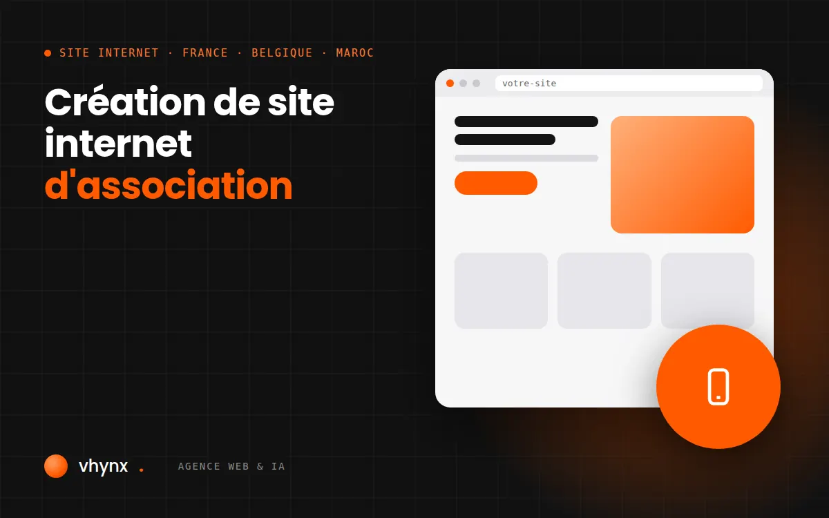 Création de site internet d’association : page de don et d’adhésion affichée sur smartphone