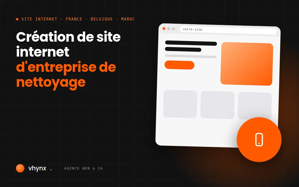 Création de site internet d’entreprise de nettoyage : formulaire de devis pour bureaux sur ordinateur