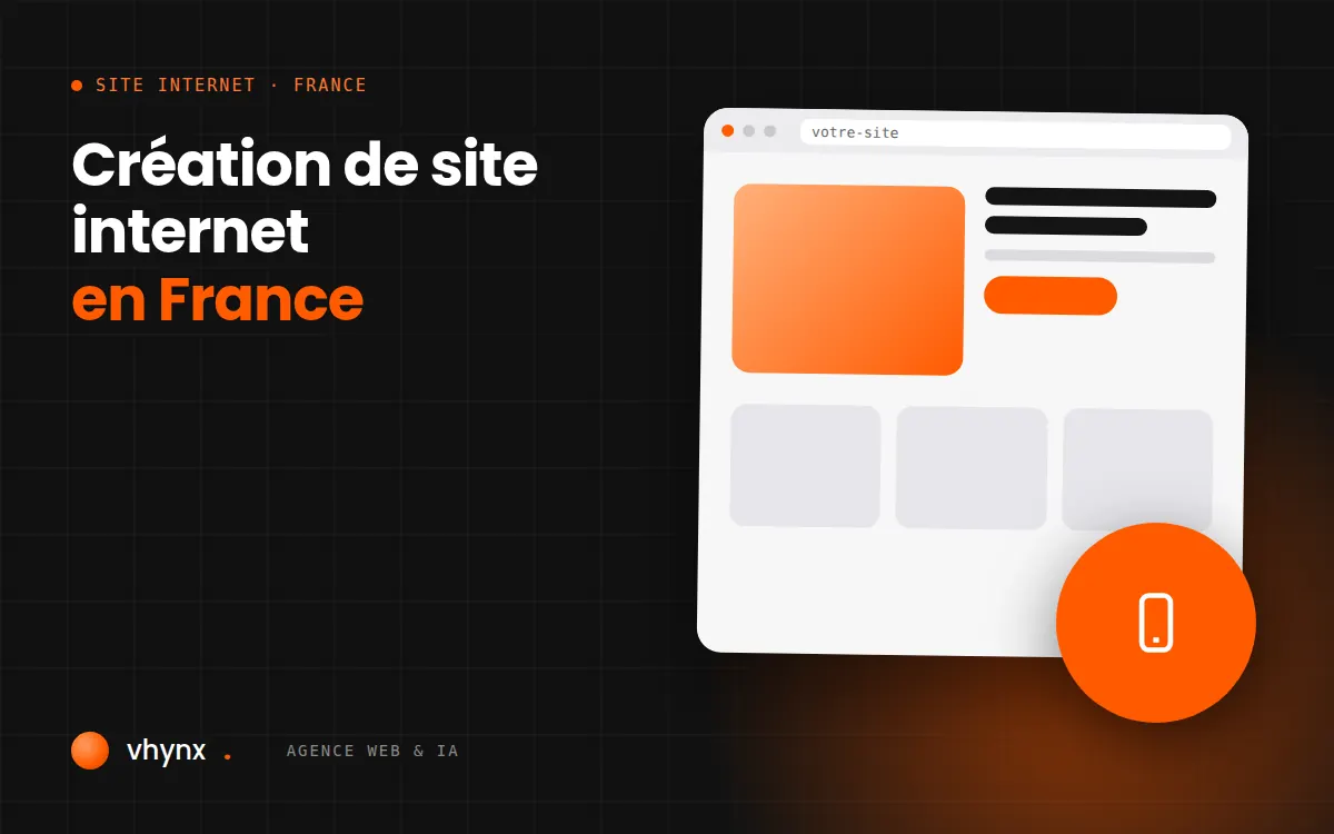 Liste de vérification pour la création d’un site internet en France, maquette mobile et ordinateur