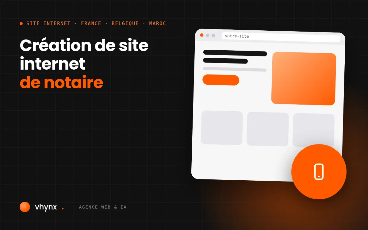 Création de site internet de notaire : page des pièces à fournir d’une étude sur ordinateur