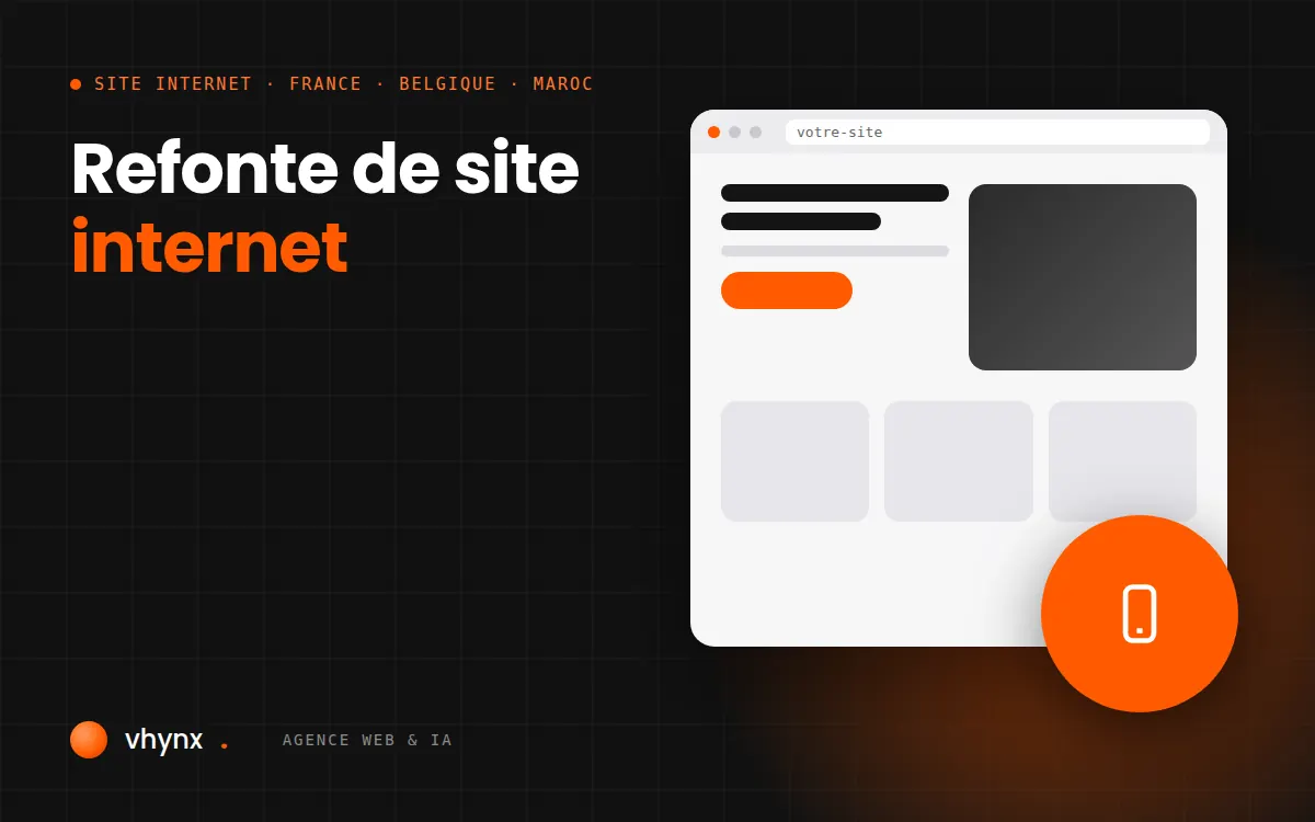 Refonte de site internet : comparaison entre l’ancien site et la nouvelle version sur ordinateur et mobile